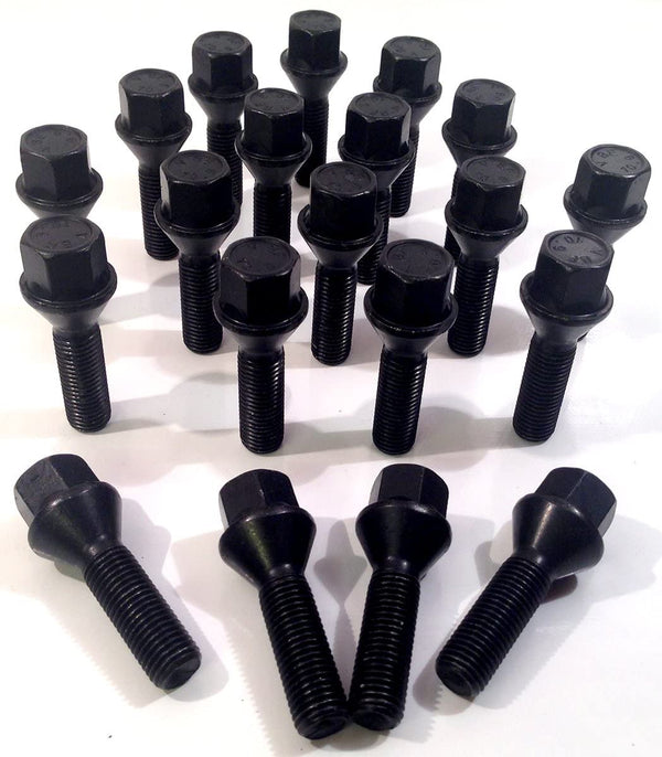 Black alloy wheel bolts for vans