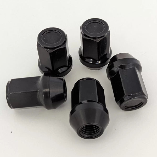 Single black wheel nut for Rogue alloys