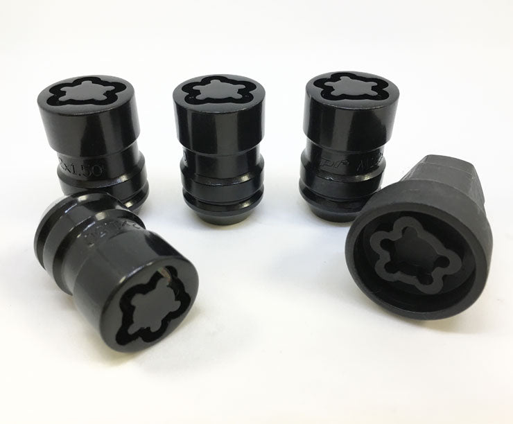 Black locking nuts