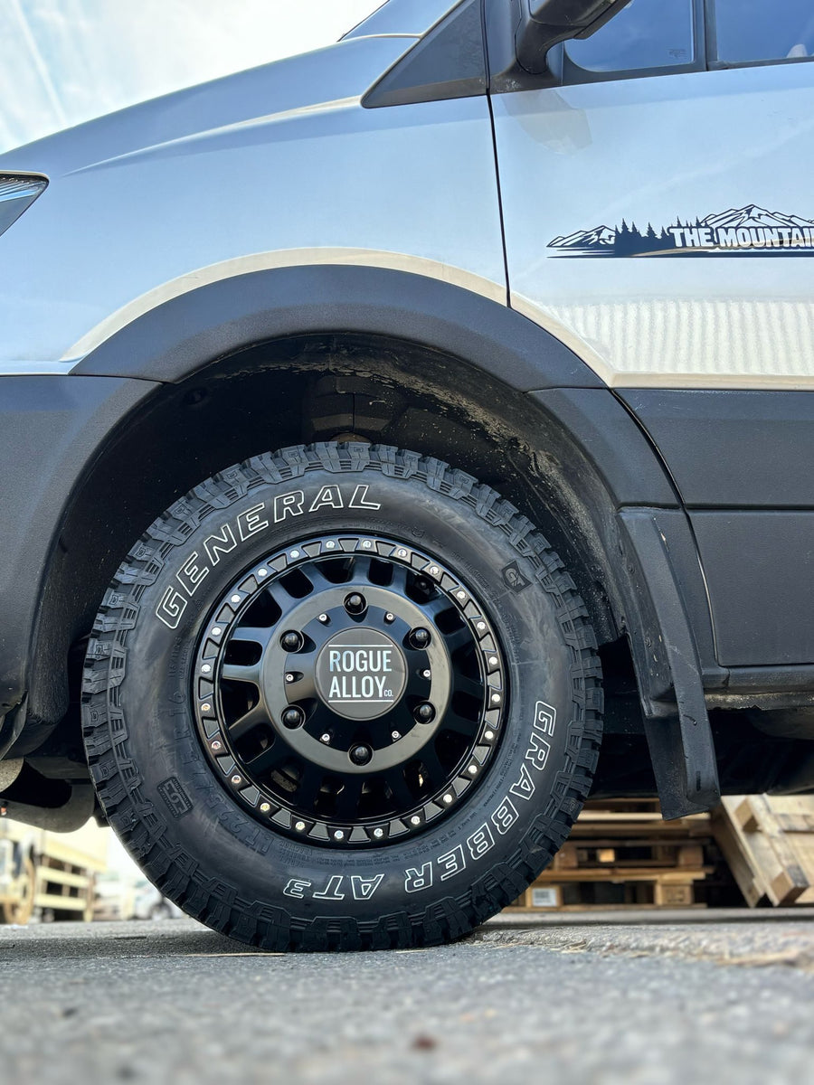Rogue Rampage dually wheel, rear, 16 inch satin black, photo 1